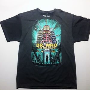 Dr. Who Shirts - Dr Doctor Who and The Daleks Men Shirts Tees Dr. Who Shirts - Dr Doctor Who and The Daleks Men Shirts Tees